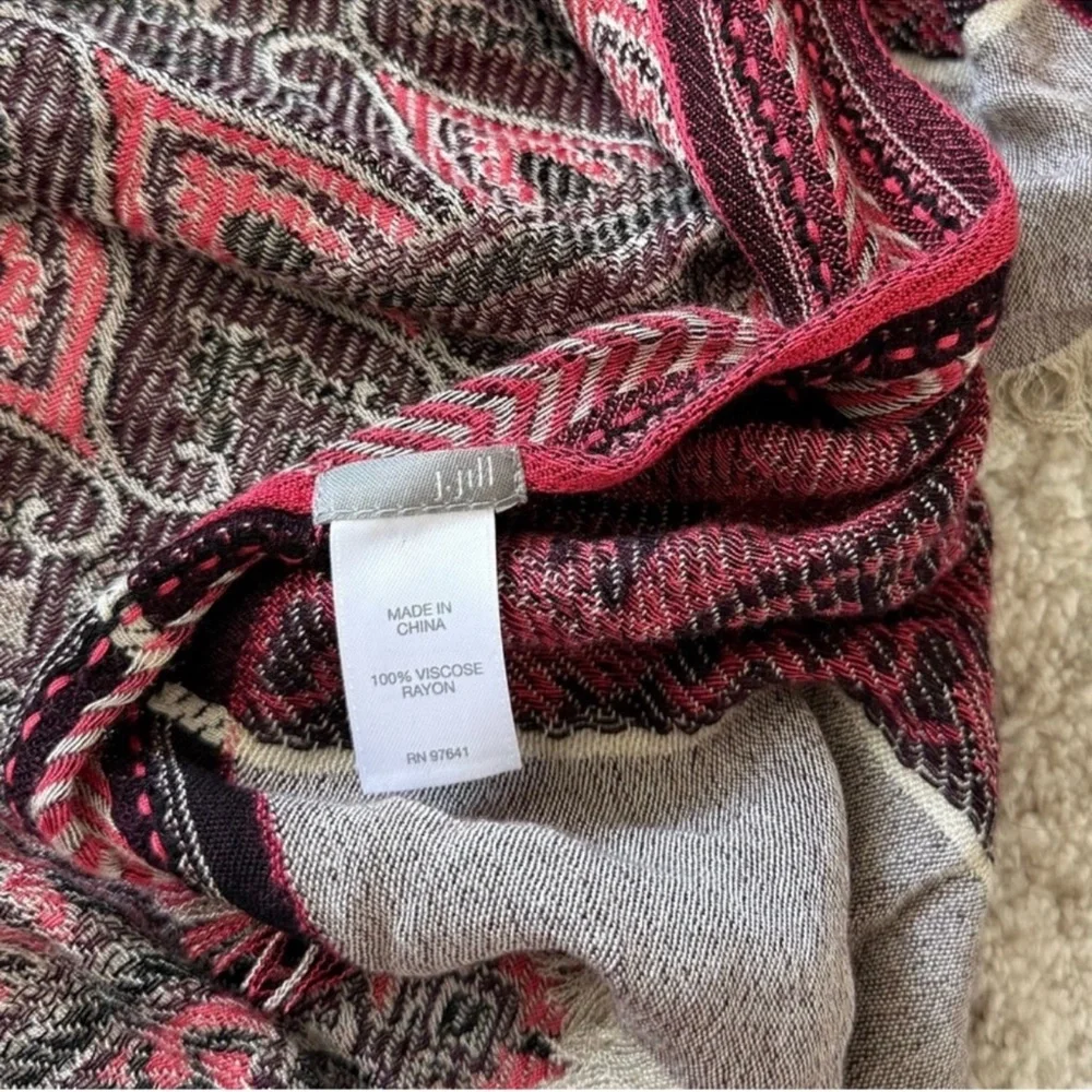 J. Jill Whimsical Paisley Preppy Scarf